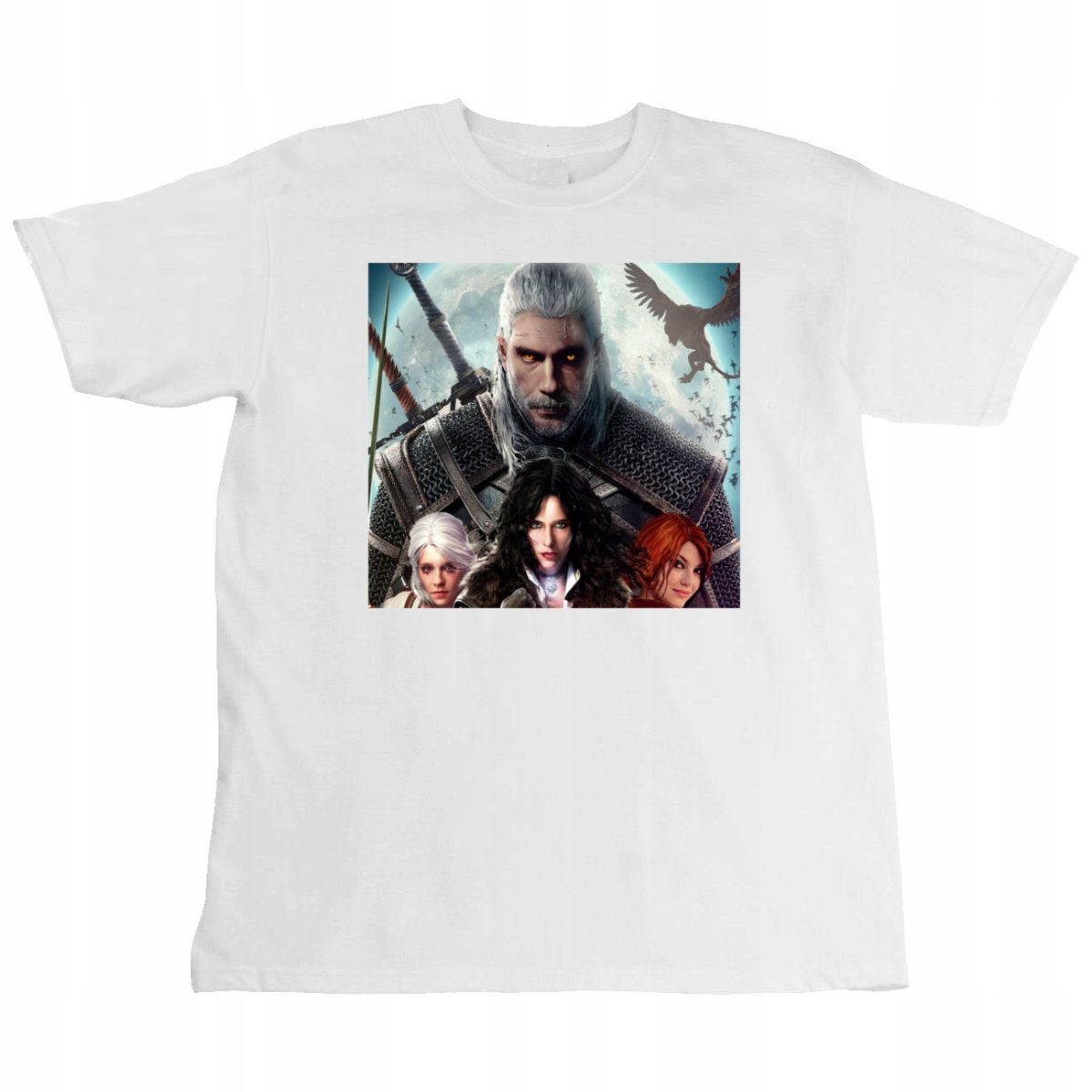T-Shirt KOSZULKA WIEDŹMIN WITCHER GERALD PREZENT BAWEŁNA JAKOŚĆ S 2021