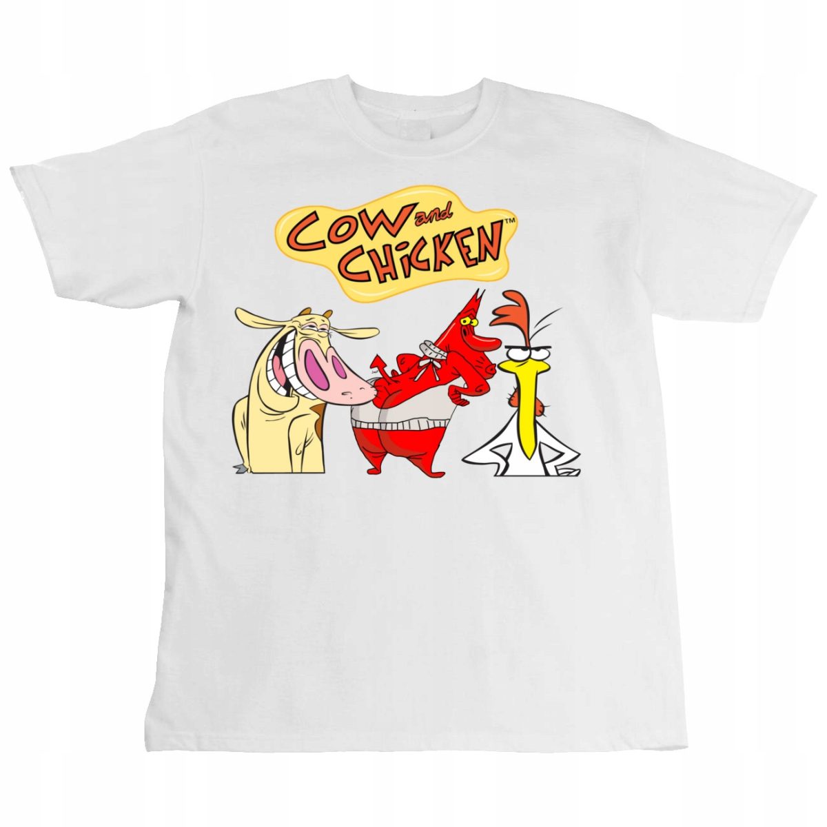 KOSZULKA MĘSKA COW & CHICKEN KROWA L 3046