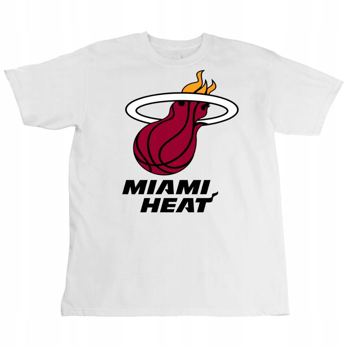 T-Shirt KOSZULKA MIAMI HEAT NBA PREZENT JAKOŚĆ BAWEŁNA L 0478