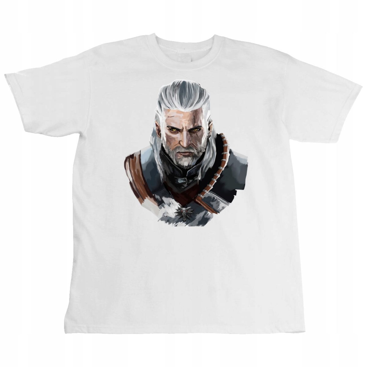 T-Shirt KOSZULKA WIEDŹMIN WITCHER GERALT PREZENT JAKOŚĆ BAWEŁNA XL 2024