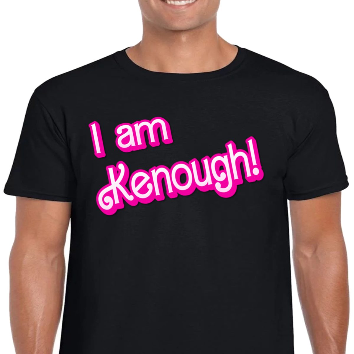Barbie KOSZULKA I AM KENOUGH Margot Film Prezent S CZARNA 3299