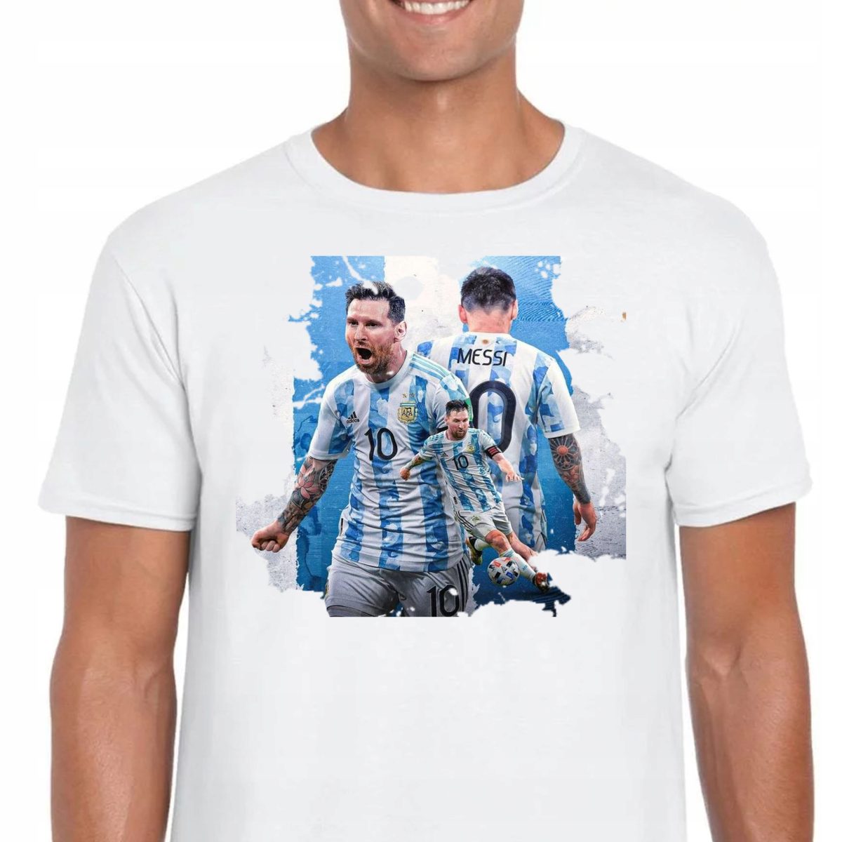 3355 KOSZULKA MĘSKA LIONEL MESSI ARGENTYNA MIAMI PIŁKA NOŻNA SPORT L