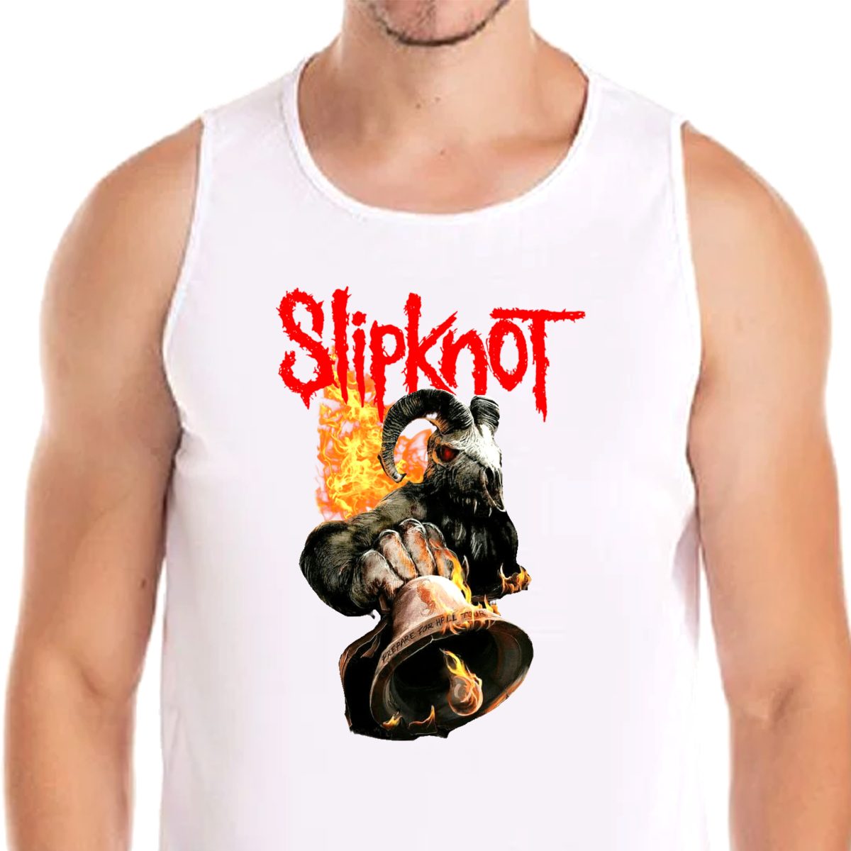 3351 TANK KOSZULKA SLIPKNOT Rock HORROR Heavy Metal S