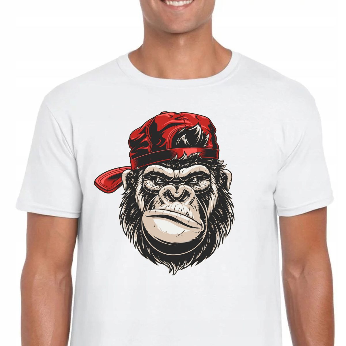 3245 KOSZULKA GORYL MAŁPA BASEBALL GORILLA XL