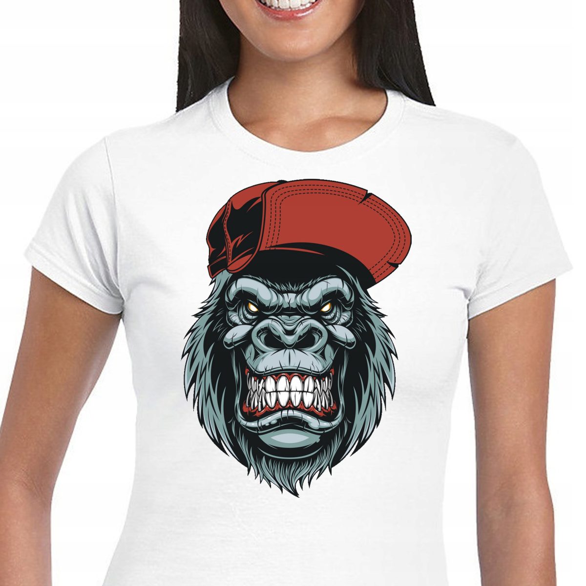 KOSZULKA MAŁPA GORYL GORILLA BASEBALL L 3234