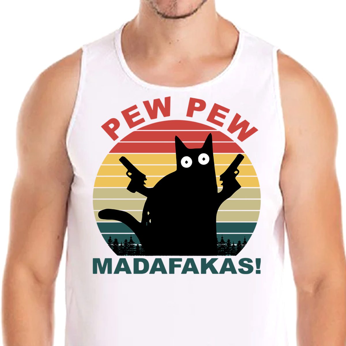 3221 TANK PEW PEW CAT MADAFAKAS KOCIARZ XXL