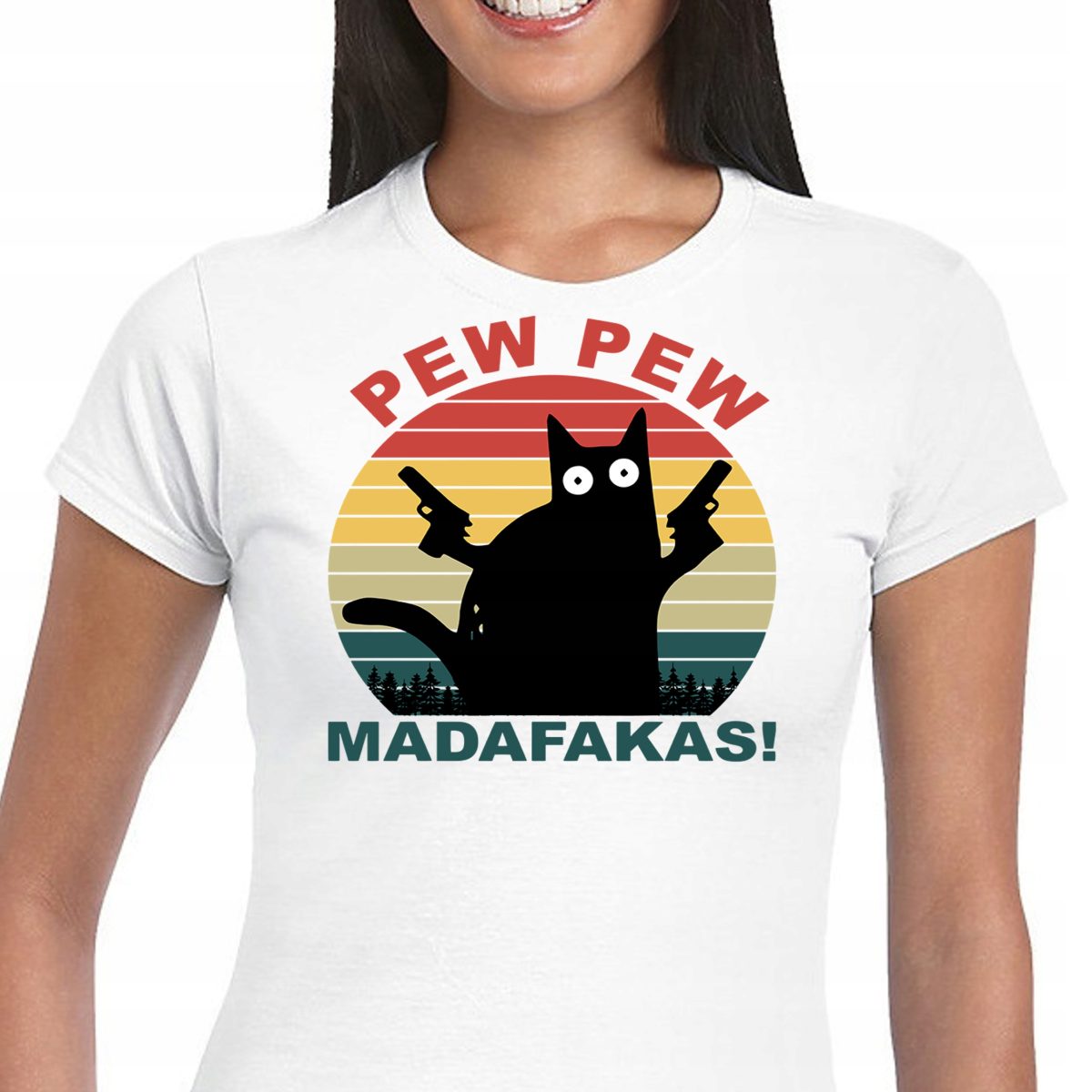 KOSZULKA PEW PEW CAT MADAFAKAS KOCIARZ XL 3221