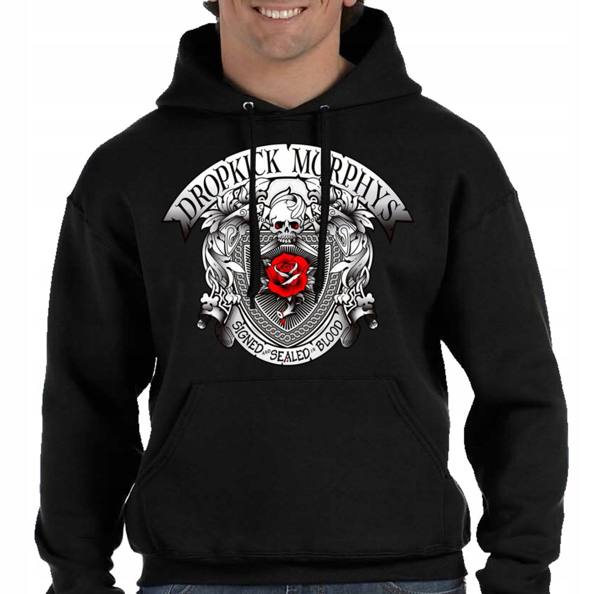 BLUZA Z KAPTUREM DROPKICK MURPHYS Punk XXL 3292