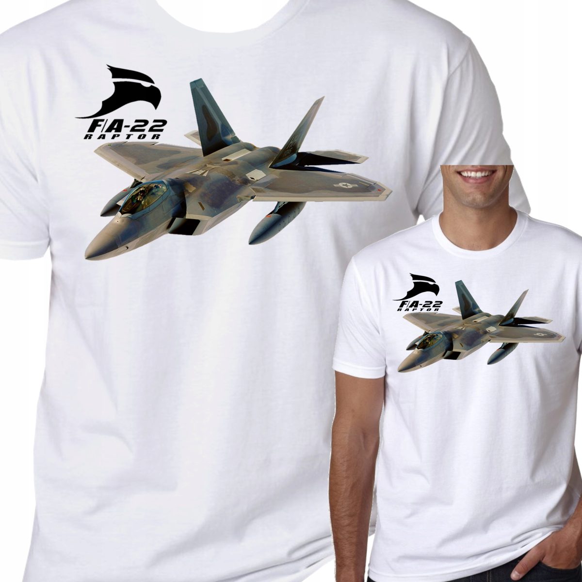 F-22 RAPTOR KOSZULKA MYŚLIWIEC SAMOLOT L 3272