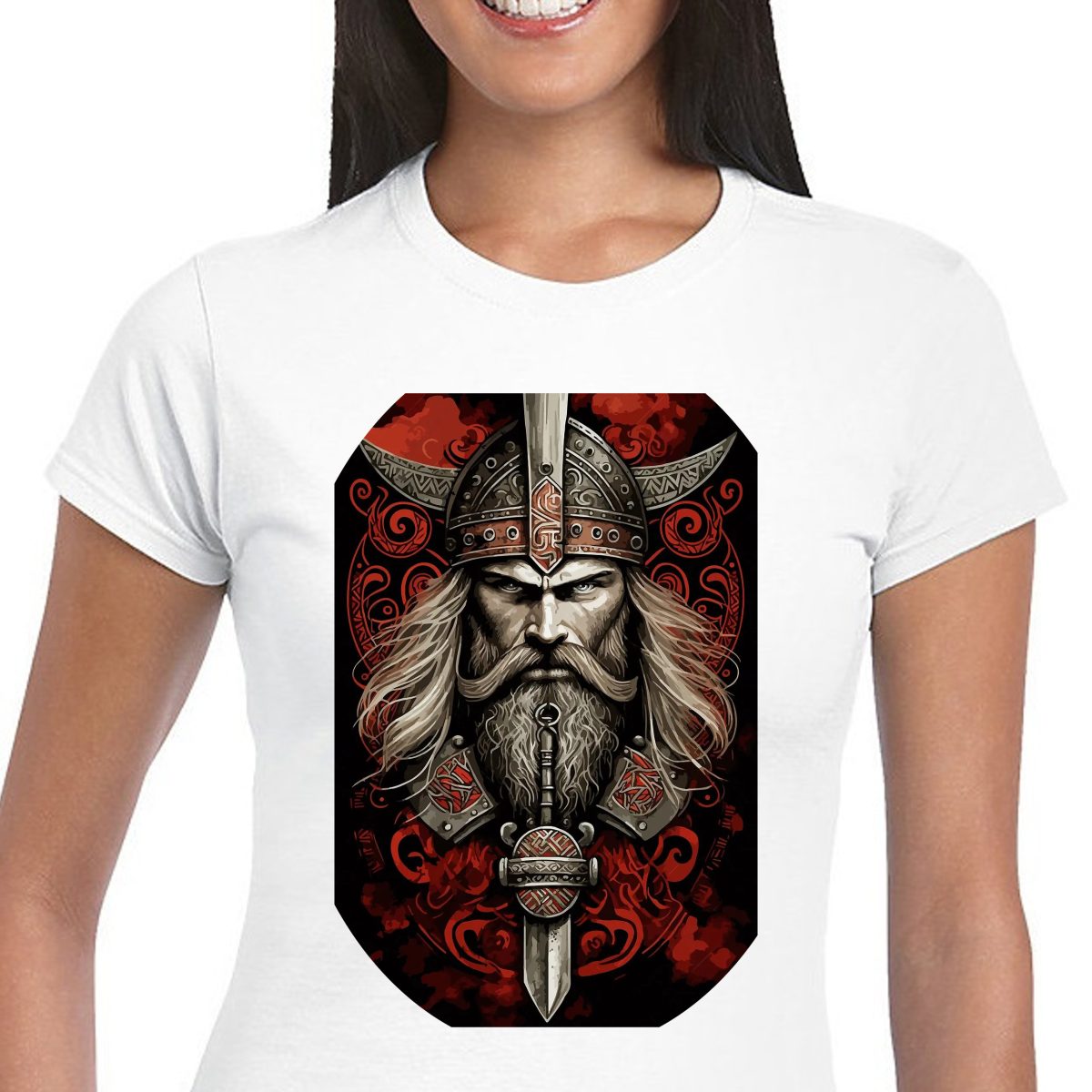 KOSZULKA DAMSKA VIKING VALHALLA RAGNAROK L 3254