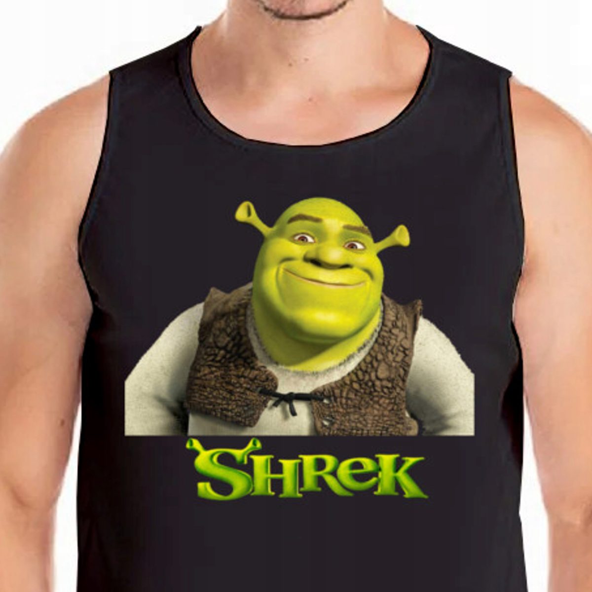 3127 TANK TOP KOSZULKA SHREK FIONA M CZARNA