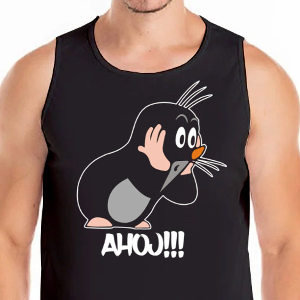 0450 TANK TOP KOSZULKA KRECIK RUMCAJS XXL CZARNA