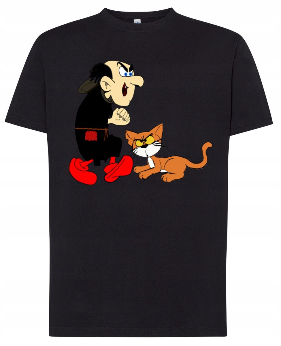 3194 KOSZULKA SMERFY GARGAMEL KLAKIER CZARNA L